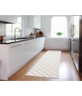Dalyn Indoor/Outdoor York YO1 Ivory Washable 2'3" x 7'6" Rug
