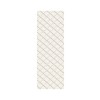 Dalyn Indoor/Outdoor York YO1 Ivory Washable 2'3" x 12' Rug