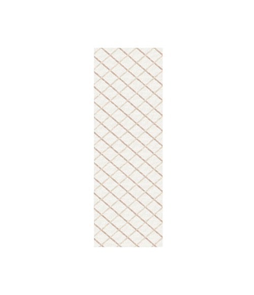 Dalyn Indoor/Outdoor York YO1 Ivory Washable 2'3" x 7'6" Rug