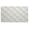 Dalyn Indoor/Outdoor York YO1 Ivory Washable 1'8" x 2'6" Rug