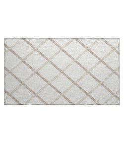 Dalyn Indoor/Outdoor York YO1 Ivory Washable 1'8" x 2'6" Rug