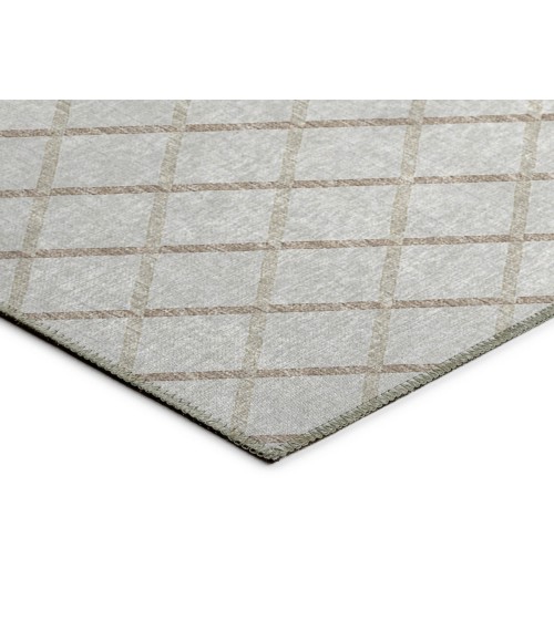 Dalyn Indoor/Outdoor York YO1 Ivory Washable 6' x 6' Rug