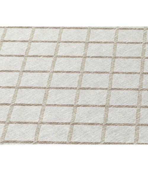 Dalyn Indoor/Outdoor York YO1 Ivory Washable 6' x 6' Rug