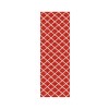Dalyn Indoor/Outdoor York YO1 Red Washable 2'3" x 12' Rug