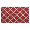 Dalyn Indoor/Outdoor York YO1 Red Washable 1'8" x 2'6" Rug