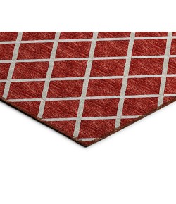 Dalyn Indoor/Outdoor York YO1 Red Washable 6' x 6' Rug