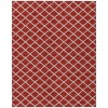 Dalyn Indoor/Outdoor York YO1 Red Washable 3' x 5' Rug