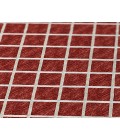 Dalyn Indoor/Outdoor York YO1 Red Washable 6' x 6' Rug