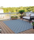 Dalyn Indoor/Outdoor York YO1 Sky Blue Washable 3' x 5' Rug