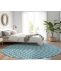 Dalyn York Rug Dalyn Indoor/Outdoor York YO1 Sky Blue Washable 10' x 10' Rug
