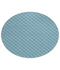 Dalyn York Rug Dalyn Indoor/Outdoor York YO1 Sky Blue Washable 10' x 10' Rug