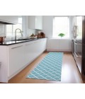 Dalyn Indoor/Outdoor York YO1 Sky Blue Washable 2'3" x 12' Rug