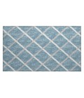 Dalyn Indoor/Outdoor York YO1 Sky Blue Washable 1'8" x 2'6" Rug