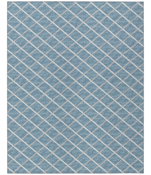 Dalyn Indoor/Outdoor York YO1 Sky Blue Washable 3' x 5' Rug