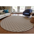 Dalyn York Rug Dalyn Indoor/Outdoor York YO1 Taupe Washable 10' x 10' Rug