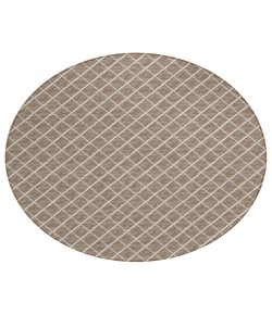 Dalyn Indoor/Outdoor York YO1 Taupe Washable 6' x 6' Rug