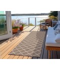 Dalyn Indoor/Outdoor York YO1 Taupe Washable 2'3" x 12' Rug