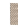Dalyn Indoor/Outdoor York YO1 Taupe Washable 2'3" x 12' Rug