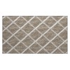 Dalyn Indoor/Outdoor York YO1 Taupe Washable 1'8" x 2'6" Rug