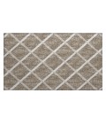 Dalyn Indoor/Outdoor York YO1 Taupe Washable 1'8" x 2'6" Rug