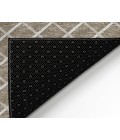 Dalyn Indoor/Outdoor York YO1 Taupe Washable 3' x 5' Rug