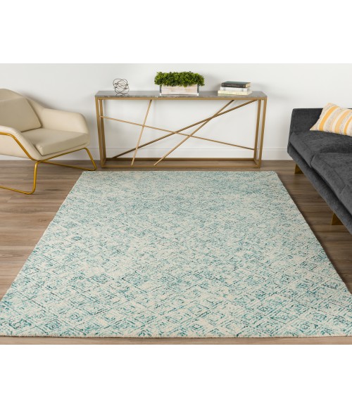 Dalyn Zoe ZZ1 Teal 3'6" x 5'6" Rug