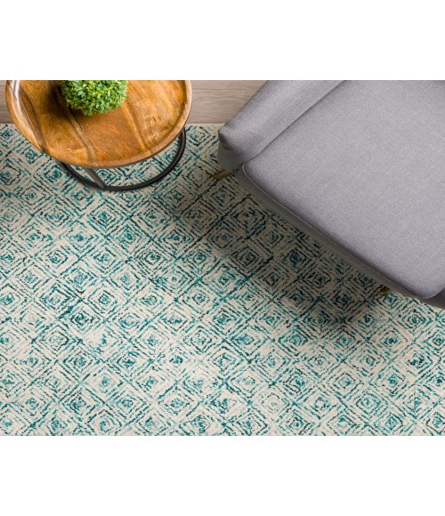 Dalyn Zoe ZZ1 Teal 3'6" x 5'6" Rug
