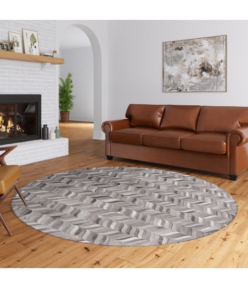 Dalyn Stetson SS11 Flannel Area Rug 8 ft. X 8 ft. Round