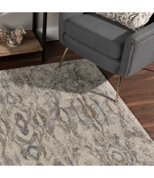 Dalyn Aero AE2 Silver Area Rug 3 ft. 3 in. X 5 ft. 3 in. Rectangle