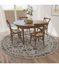 Dalyn Jericho JC4 Taupe Area Rug 4 ft. X 4 ft. Round