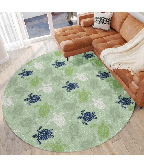 Dalyn Seabreeze SZ13 Aloe Area Rug 8 ft. X 8 ft. Round