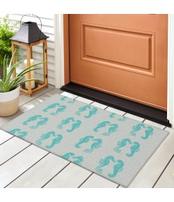 Dalyn Seabreeze SZ15 Teal Area Rug 1 ft. 8 in. X 2 ft. 6 in. Rectangle