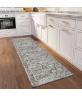 Dalyn Jericho JC4 Silver Area Rug 2 ft. 6 in. X 12 ft. Runner