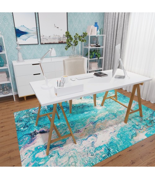 Dalyn Kikiamo KK4 Lagoon Area Rug 8 ft. X 8 ft. Round