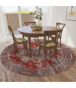 Dalyn Jericho JC6 Garnet Area Rug 8 ft. X 8 ft. Round