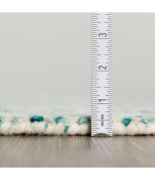 Dalyn Zoe Area Rug Dalyn Zoe ZZ1 Teal Area Rug 6 ft. X 9 ft. Rectangle