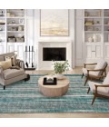 Dalyn Amador AA1 Teal Area Rug 4 ft. X 4 ft. Round