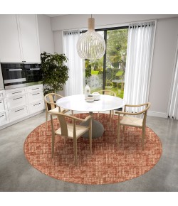 Dalyn Delano DA1 Paprika Area Rug 10 ft. X 10 ft. Round