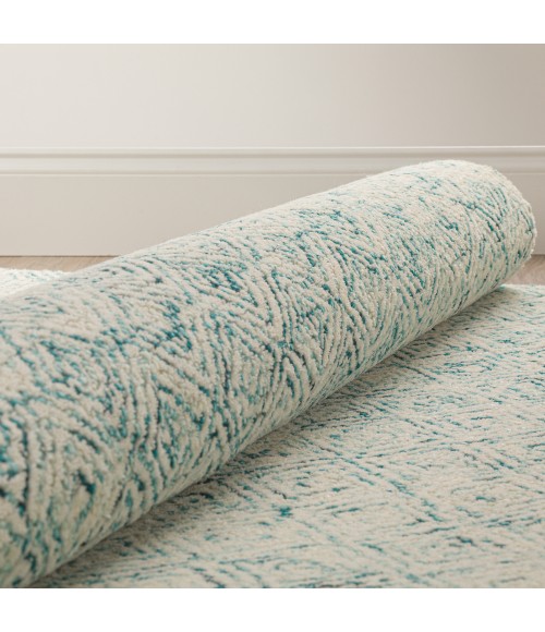 Dalyn Zoe Area Rug Dalyn Zoe ZZ1 Teal Area Rug 6 ft. X 9 ft. Rectangle