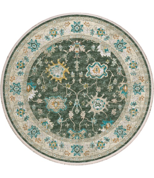 Dalyn Marbella Area Rug Dalyn Marbella MB6 Olive Area Rug 10 ft. X 10 ft. Round