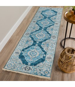 Dalyn Marbella MB1 Indigo Area Rug 2 ft. 3 in. X 12 ft. Runner