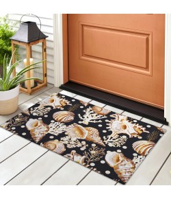 Dalyn Seabreeze SZ6 Black Area Rug 1 ft. 8 in. X 2 ft. 6 in. Rectangle