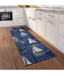 Dalyn Harbor HA8 Navy Area Rug 2 ft. 3 in. X 7 ft. 6 in. Runner