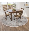 Dalyn Marbella Area Rug Dalyn Marbella MB4 Silver Area Rug 10 ft. X 10 ft. Round