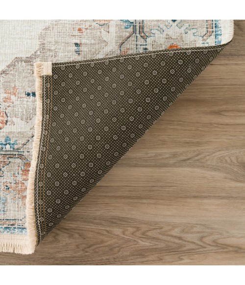 Dalyn Marbella MB1 Ivory Area Rug 6 ft. X 6 ft. Round