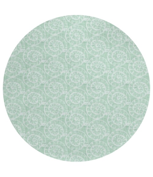 Dalyn Seabreeze Area Rug Dalyn Seabreeze SZ11 Sage Area Rug 8 ft. X 8 ft. Round