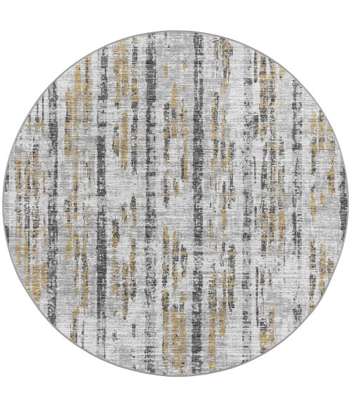 Dalyn Winslow WL6 Grey Area Rug 8 ft. X 8 ft. Round