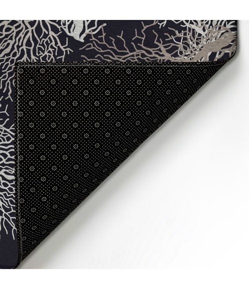 Dalyn Seabreeze SZ3 Black Area Rug 5 ft. X 7 ft. 6 in. Rectangle