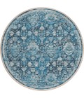Dalyn Marbella Area Rug Dalyn Marbella MB4 Navy Area Rug 10 ft. X 10 ft. Round
