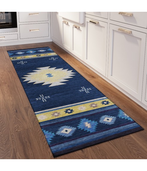 Dalyn Phoenix PH4 Navy Area Rug 2 ft. 3 in. X 7 ft. 6 in. Runner